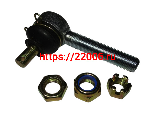 Шаровая опора верхняя ATV Jaeger 2  L-66мм, М12мм, D рычага-16мм, L рычага-74мм, М16мм (101488)