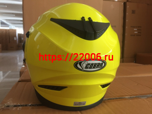 Шлем интеграл COBRA JK312, цвет черный карбон, лайм(3), размеры M фото 2 Шлем интеграл COBRA JK312, цвет черный карбон, лайм(3), размеры M фото 2