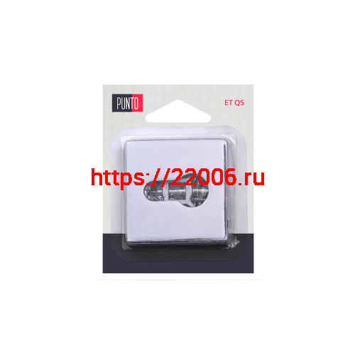 Накладка Punto (Пунто) под цилиндр LM/A ET.K.QS52 CP-8 хром